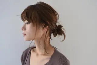 ヘアアレンジ 藤森結子/韓国ヘア/ パーソナルカラー診断のヘアスタイル