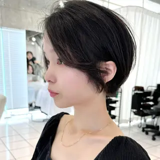 ショート カラー 畔上 尚也のヘアスタイル