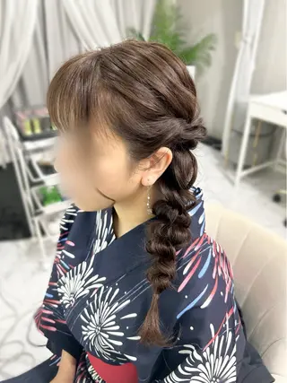 ロング ヘアアレンジ ヘアセット専門店 Rのヘアスタイル