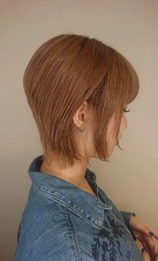ショート ブリーチ/ヘアケア/ 艶髪/イギチハルのヘアスタイル