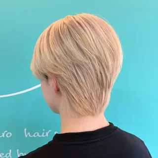 ショート カラー メンズ デザインカラー/ ボブ/Natsukiのヘアスタイル