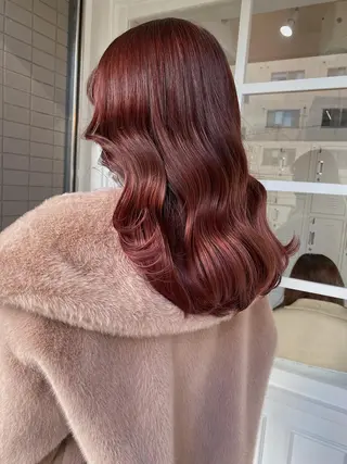 ロング カラー ヘアアレンジ 🧡梅田ハイトーン カラー🧡runaのヘアスタイル
