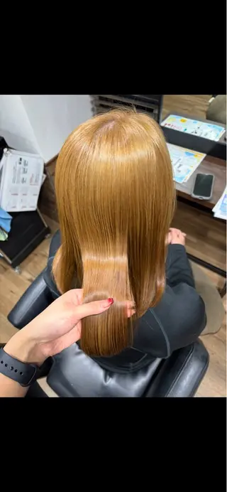 ミディアム カラー ❤️‍🔥ベージュカ ラー❤️‍🔥まゆかのヘアスタイル