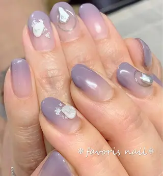 ミディアム ネイル favoris nail🌼のネイルデザイン