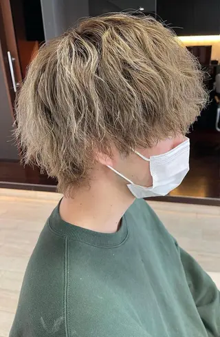 ショート カラー パーマ メンズ newi町田 /yukiのヘアスタイル