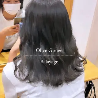 ミディアム カラー 水戸/ベージュカラー 🍒RICO🍒のヘアスタイル