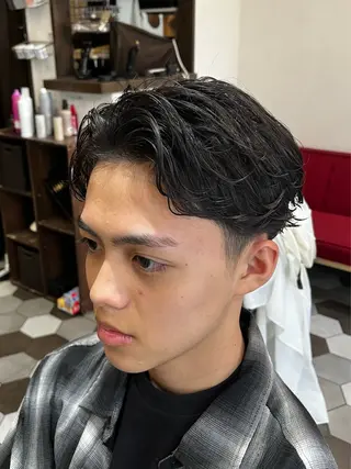 ショート パーマ メンズ 梅田/メンズ専門 /加地光尊のヘアスタイル