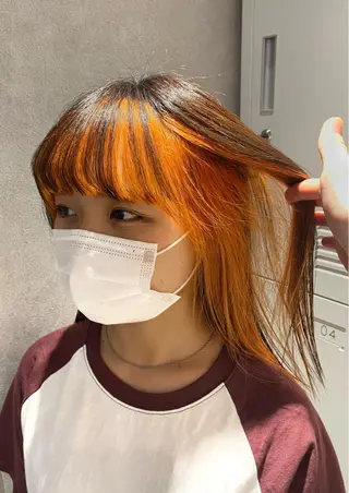 ミディアム カラー お洒落カジュアル🍃 まなとのヘアスタイル