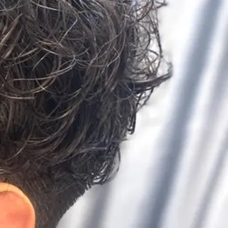 パーマ メンズ フリーランス理美容師 いさかのヘアスタイル