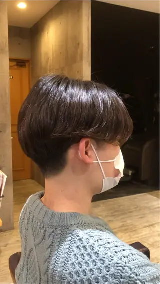 ショート カラー パーマ ヘアアレンジ メンズ キッズ ネイル マツエク・マツパ アイブロウ EnBlesS西宮 マンツーマン神道有基のヘアスタイル