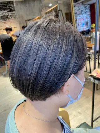 ショート カラー ヘアアレンジ MODE K’s川西 瀧尻光のヘアスタイル
