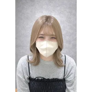 セミロング 【こっくりカラー】 🤎Umi‪🤎のヘアスタイル