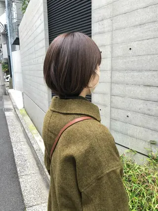 ショート ✨色持ちの良い艶 カラー✨蟹江真世のヘアスタイル