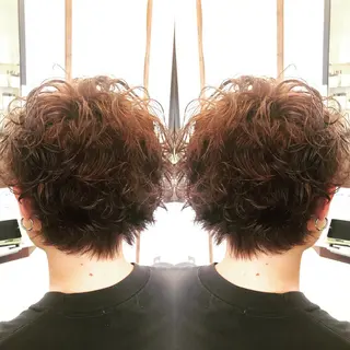 ショート パーマ メンズ 柿沼  洸太のヘアスタイル