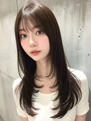 ロング 浦野 龍太のヘアスタイル