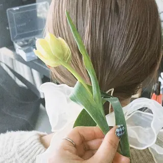 ロング ヘアアレンジ HIROKO / 透明感暖色カラー🎀のヘアスタイル