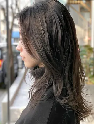 セミロング 髪質改善＊韓国ヘア＊ レイヤー＊IBUKIのヘアスタイル