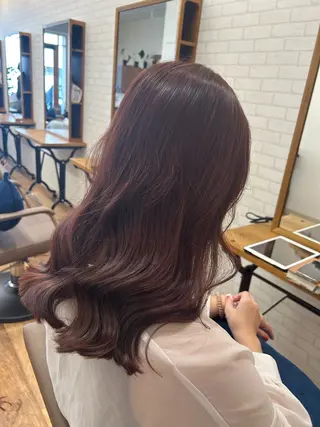 ロング 園田 彩音のヘアスタイル
