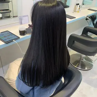 セミロング ブリーチカラー 🩵MIZUKIのヘアスタイル