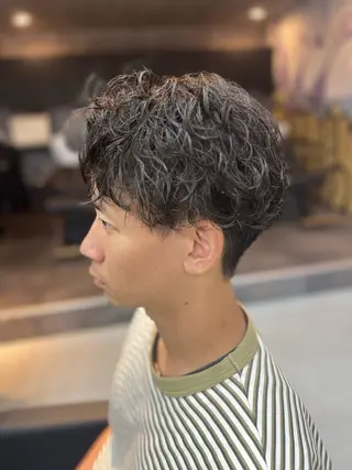 ショート 錦糸町/Men's cutパーマ石川史弥のヘアスタイル
