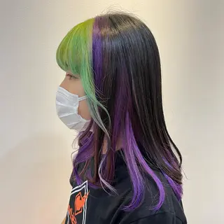 カラー each dee所属・星野 優希のヘアスタイル