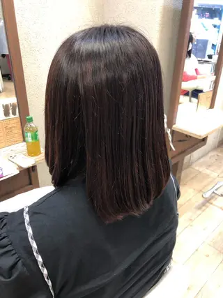 ミディアム 阿部 美咲のヘアスタイル