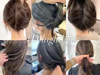 ミディアム カラー ヘアアレンジ 🎗秋山勇/ GEAR.代表のヘアスタイル