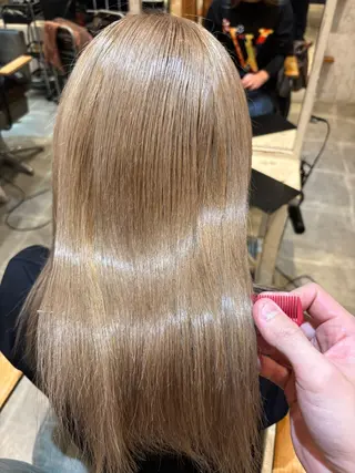 ミディアム ⭐️縮毛矯正⭐️ 髪質改善特化⭐️海のヘアスタイル