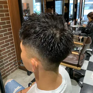 ショート メンズ 坪井 彰吾のヘアスタイル