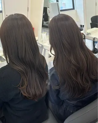 ロング カラー Ayano‪‪🎀似 合わせ×透明感🎀のヘアスタイル