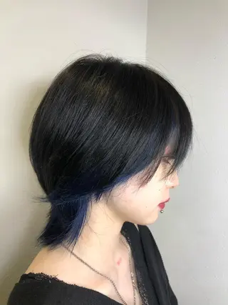 ショート カラー 髪質改善韓国レイヤー カット内田智大のヘアスタイル
