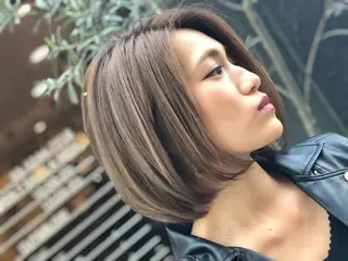 ショート カラー 北川大輔🌟 小顔レイヤーカットのヘアスタイル