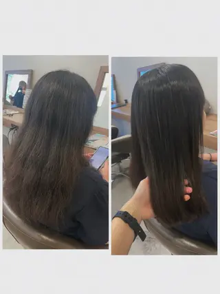 ミディアム パーマ やまこし 美裕樹のヘアスタイル