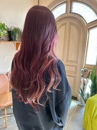 ロング カラー mayu .のヘアスタイル