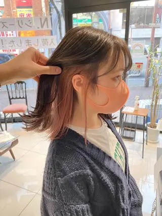 ミディアム カラー ✨髪質改善専門店✨ QOLU✨のヘアスタイル