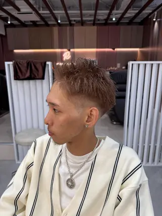ショート カラー メンズ KAITO メンズ特化美容師のヘアスタイル