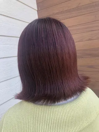 ミディアム カラー ayumi ／透明感カラーのヘアスタイル