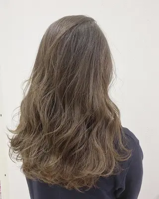 セミロング カラー ノンダメージ髪質改善 カラー💎/KURAのヘアスタイル