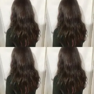 ロング カラー 小栗 麻衣のヘアスタイル