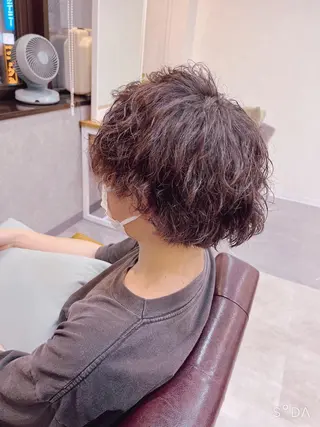 パーマ メンズ 小松崎 紅見子のヘアスタイル