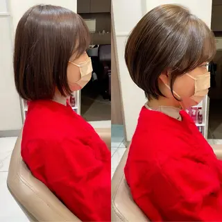 ショート 三鷹で1番ショート ボブをカットする新谷のヘアスタイル