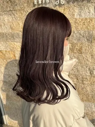 セミロング カラー recipe 黒木 彩那のヘアスタイル
