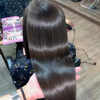 セミロング 縮毛矯正/髪質改善 井上智秀のヘアスタイル