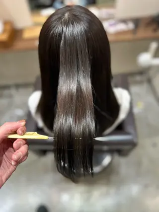 ロング カラー パーマ 平日オススメ✨ プチプラ✨山下のヘアスタイル