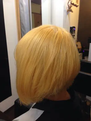 ショート カラー BOBシークレット じょうじ⭐️のヘアスタイル