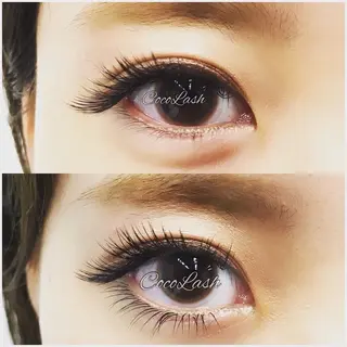 マツエク・マツパ ココラッシュ AYACOのマツエク・マツパデザイン