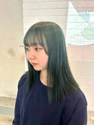 カラー 🤍垢抜け♡透明感 カラーmoeka🤍のヘアスタイル