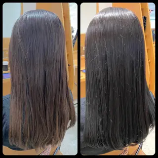 ロング カラー AmphiTokyo 池邉智成のヘアスタイル