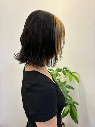 カラー ツノガイ エリのヘアスタイル