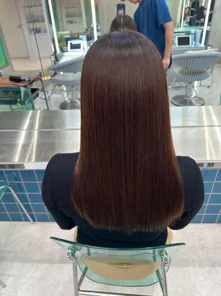 ロング ✨縮毛矯正✨レイヤー ホウダカズヒロのヘアスタイル
